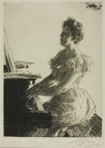 ピアノで 作： Anders Leonard Zorn