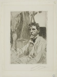 アウグスト・サン・ゴーデン1世 作： Anders Leonard Zorn