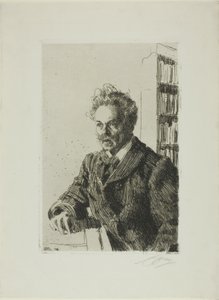 アウグスト・ストリンドベリ 作： Anders Leonard Zorn