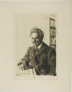 アウグスト・ストリンドベリ 作： Anders Leonard Zorn