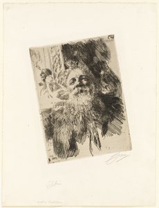 オーギュスト・ロダン 作： Anders Leonard Zorn
