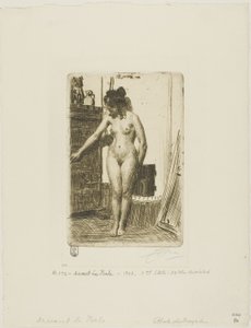 ストーブの前 作： Anders Leonard Zorn