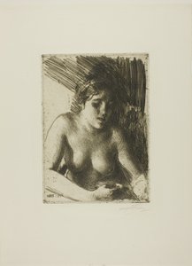 バスト 作： Anders Leonard Zorn