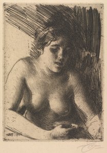 バスト 作： Anders Leonard Zorn