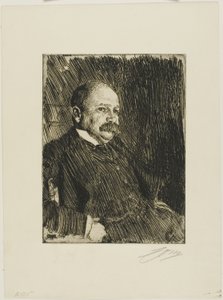ラモント三世大佐（バスト） 作： Anders Leonard Zorn
