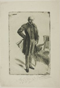 ラモント大佐（全長） 作： Anders Leonard Zorn