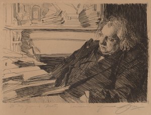 アーネスト・レナン 作： Anders Leonard Zorn