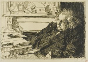 アーネスト・レナン 作： Anders Leonard Zorn