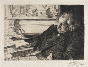 アーネスト・レナン 作： Anders Leonard Zorn