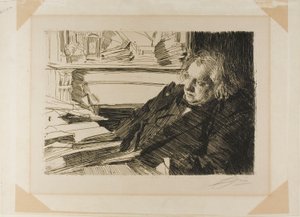 アーネスト・レナン 作： Anders Leonard Zorn