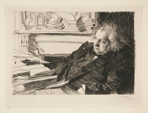 アーネスト・レナン 作： Anders Leonard Zorn