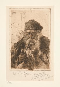 Siebenburger の死刑執行人 (ハンガリーのジプシー) 作： Anders Leonard Zorn