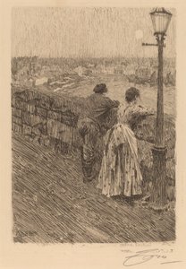 セント・アイヴスの漁師 作： Anders Leonard Zorn