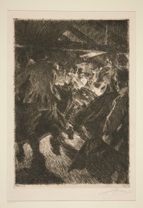 ゴプスモア コテージ 作： Anders Leonard Zorn