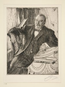 グローバー クリーブランド II 作： Anders Leonard Zorn