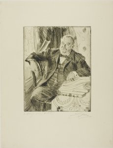 グローバー・クリーブランド1世 作： Anders Leonard Zorn