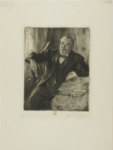 グローバー・クリーブランド1世 作： Anders Leonard Zorn