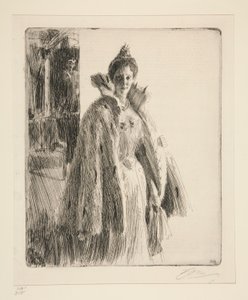 H.R.H. スウェーデンのインゲボルグ王女 II 作： Anders Leonard Zorn