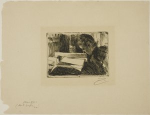 レディー・レディング（ゾーン夫人） 作： Anders Leonard Zorn