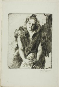 マヤ・フォン・ハイネ 作： Anders Leonard Zorn