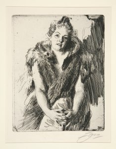 マヤ・フォン・ハイネ 作： Anders Leonard Zorn
