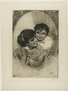 母の喜び III 作： Anders Leonard Zorn