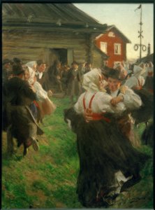 真夏の夜の踊り 作： Anders Leonard Zorn