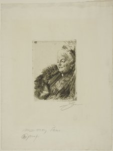 ジョルジュ・メイ2世夫人 作： Anders Leonard Zorn