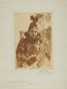 ソロモン夫人 作： Anders Leonard Zorn