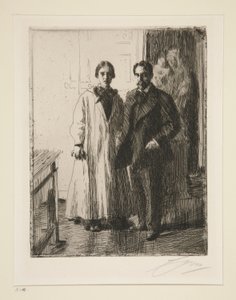 アサートン・カーティス夫妻 作： Anders Leonard Zorn