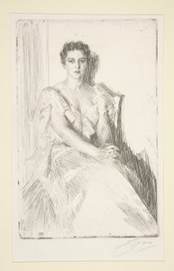 クリーブランド夫人 作： Anders Leonard Zorn