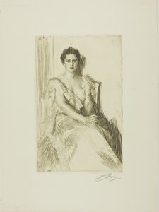 クリーブランド夫人 II 作： Anders Leonard Zorn