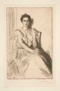 Mrs. Grover Cleveland II 作： Anders Leonard Zorn