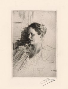 ネーゲル夫人 作： Anders Leonard Zorn