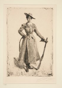 ミセス・トンプソン・セトン 作： Anders Leonard Zorn