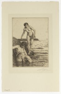 ヘムソ島で 作： Anders Leonard Zorn