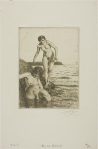 ヘムソ島で 作： Anders Leonard Zorn
