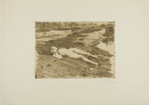 オン・ザ・サンズ 作： Anders Leonard Zorn