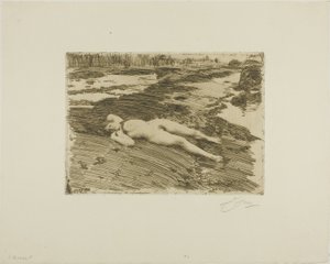 オン・ザ・サンズ 作： Anders Leonard Zorn