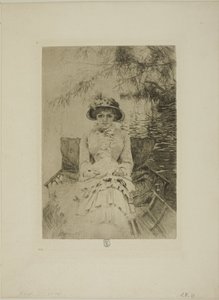 テムズ川沿い 作： Anders Leonard Zorn