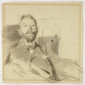 チャールズ・ディアリングの肖像 作： Anders Leonard Zorn