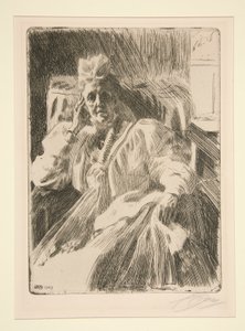 ソフィア女王 作： Anders Leonard Zorn