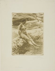 サンド ハーバー 作： Anders Leonard Zorn