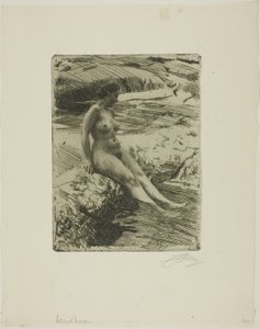 サンド ハーバー 作： Anders Leonard Zorn