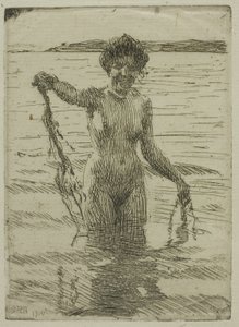 海藻 作： Anders Leonard Zorn