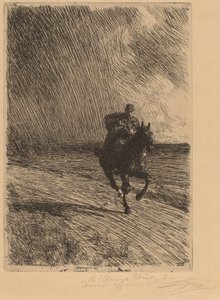 嵐 作： Anders Leonard Zorn