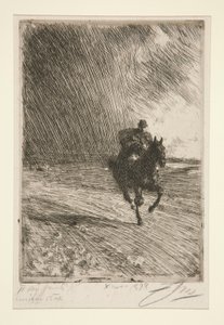 嵐 作： Anders Leonard Zorn