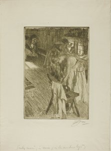 日曜日の朝 作： Anders Leonard Zorn