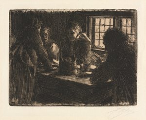 花嫁のメイド 作： Anders Leonard Zorn