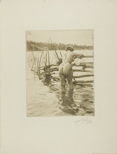 フェンス 作： Anders Leonard Zorn